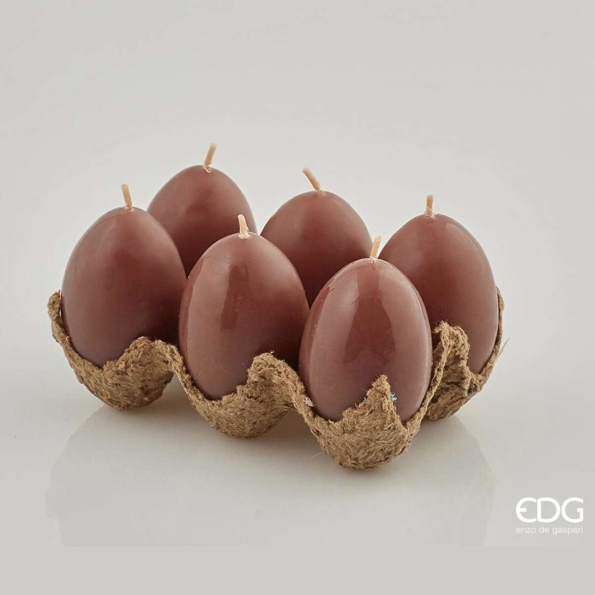 Immagine del prodotto Confezione 6 Candele Uova di Cioccolato | EDG Enzo De Gasperi