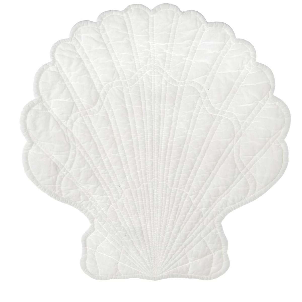 Immagine del prodotto Tovaglietta a forma di Conchiglia in cotone (2 colori) | Blanc MariClo'