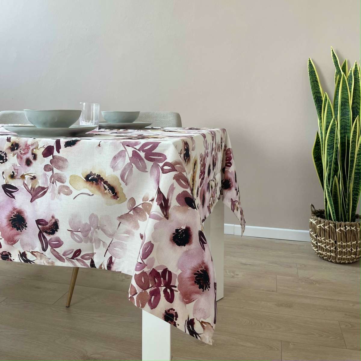Immagine del prodotto Tovaglia Rettangolare floreale Anemone in 100% Cotone | Côté Table