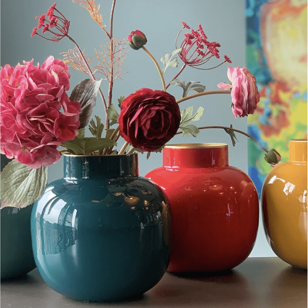 Immagine del prodotto Vaso Metal Round 25 cm (4 Colori) | Pip Studio Amsterdam
