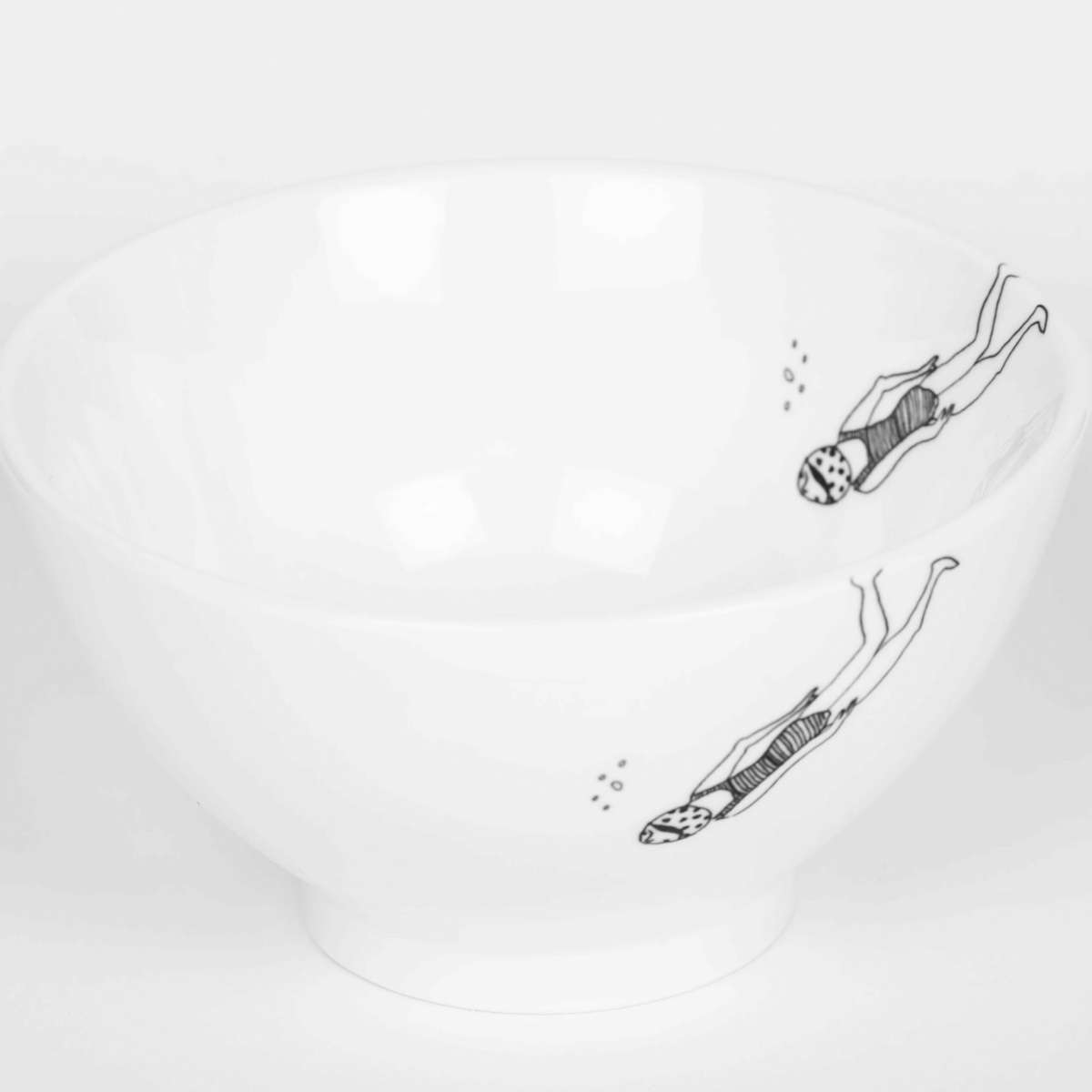 Immagine del prodotto Bowl in Porcellana Diving Girl | Helen B.