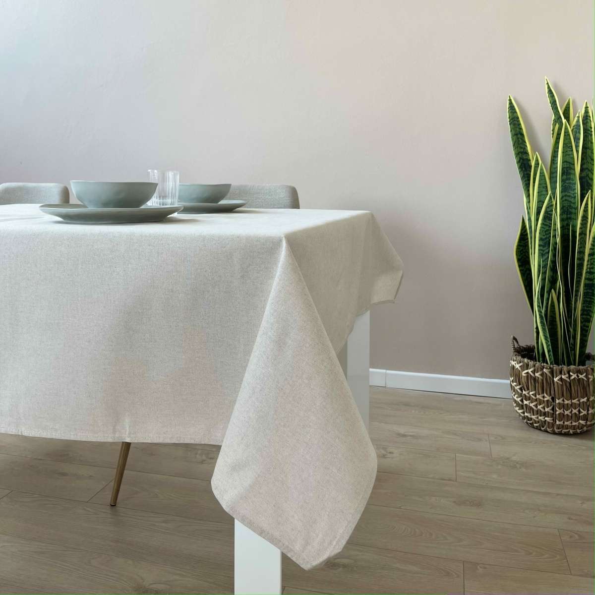 Immagine del prodotto Tovaglia Rettangolare Tinta Unita effetto lino in misto Cotone | Pietro Zanetti Home