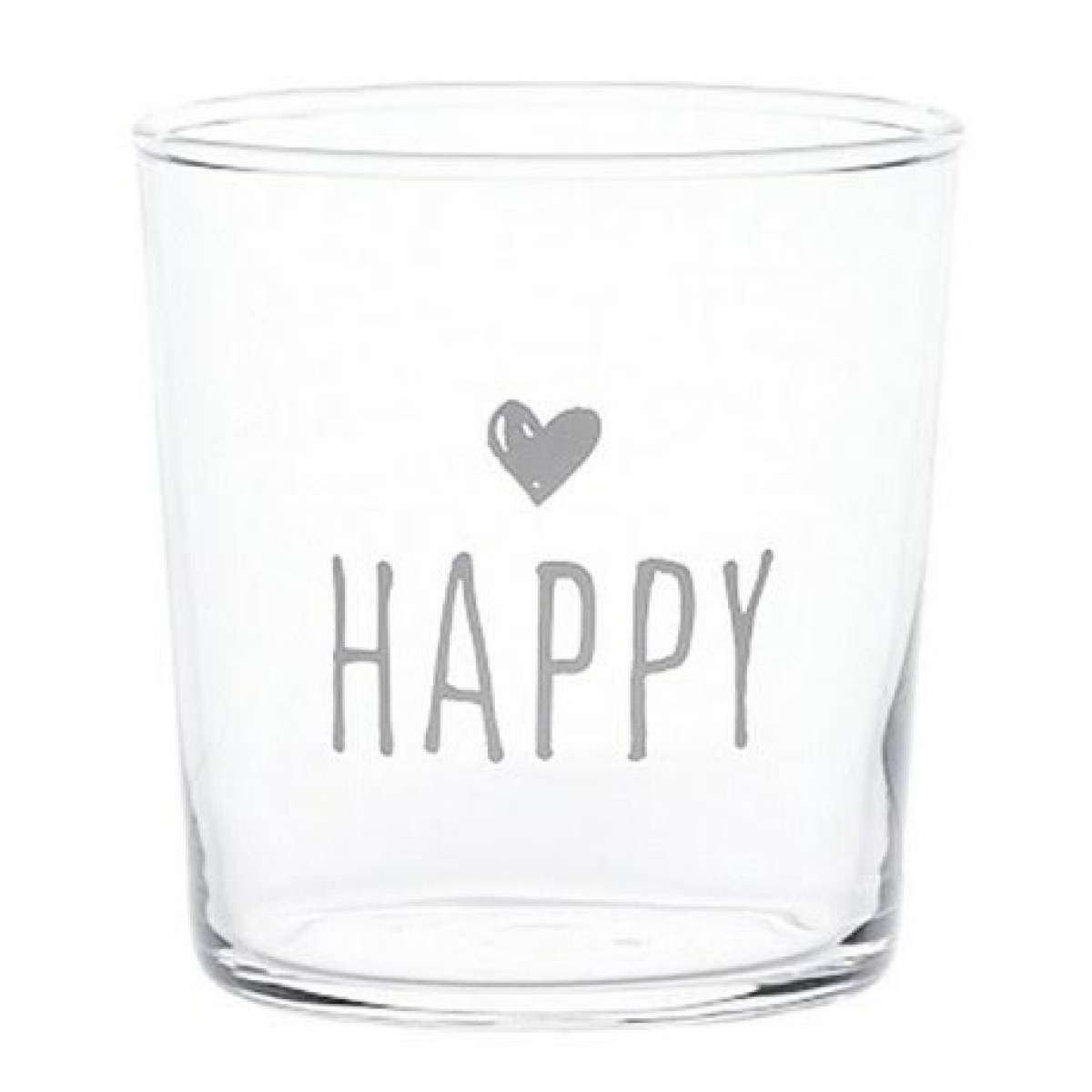 Immagine del prodotto Set 2 Bicchieri in vetro temperato Happy 35.5 cl | Simple Day