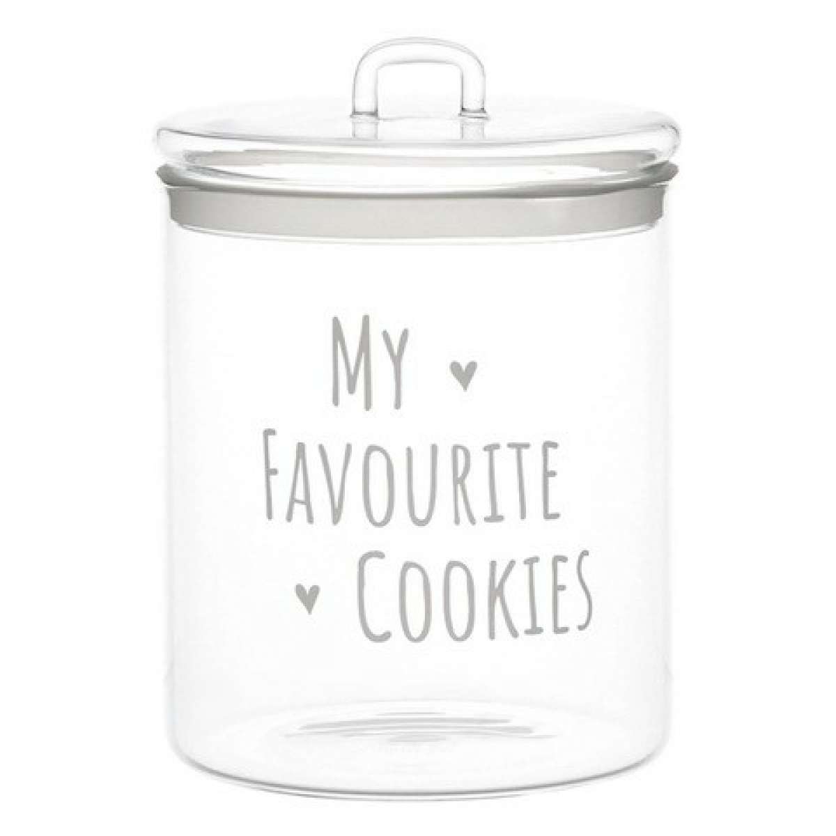 Immagine del prodotto Barattolo in vetro borosilicato My favourite Cookies ø15 cm | Simple Day
