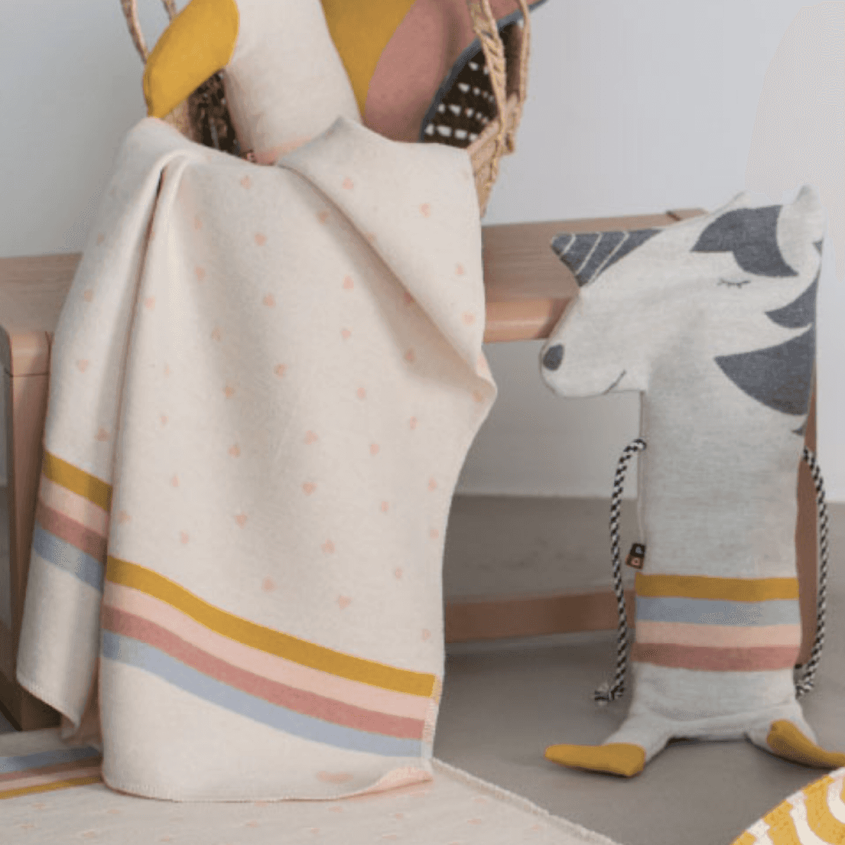 Immagine del prodotto Unicorno contieni Copertina Baby in cotone 70x90 cm | David Fussenegger