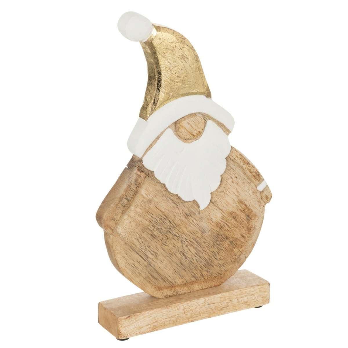 Immagine del prodotto Decorazione Santa Claus in Legno di Mango Naturale | Jolipa