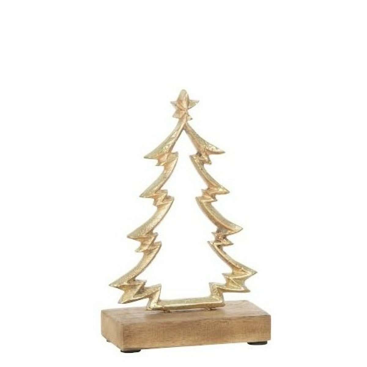 Immagine del prodotto Decorazione Albero di Natale in metallo Oro (2 misure) | Jolipa