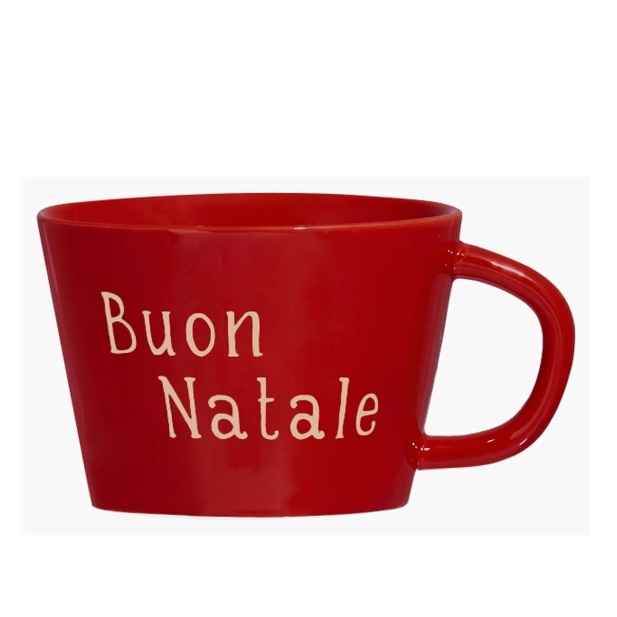 Immagine del prodotto Mug Natalizia Rossa Buon Natale in Gres di Porcellana | Simple Day