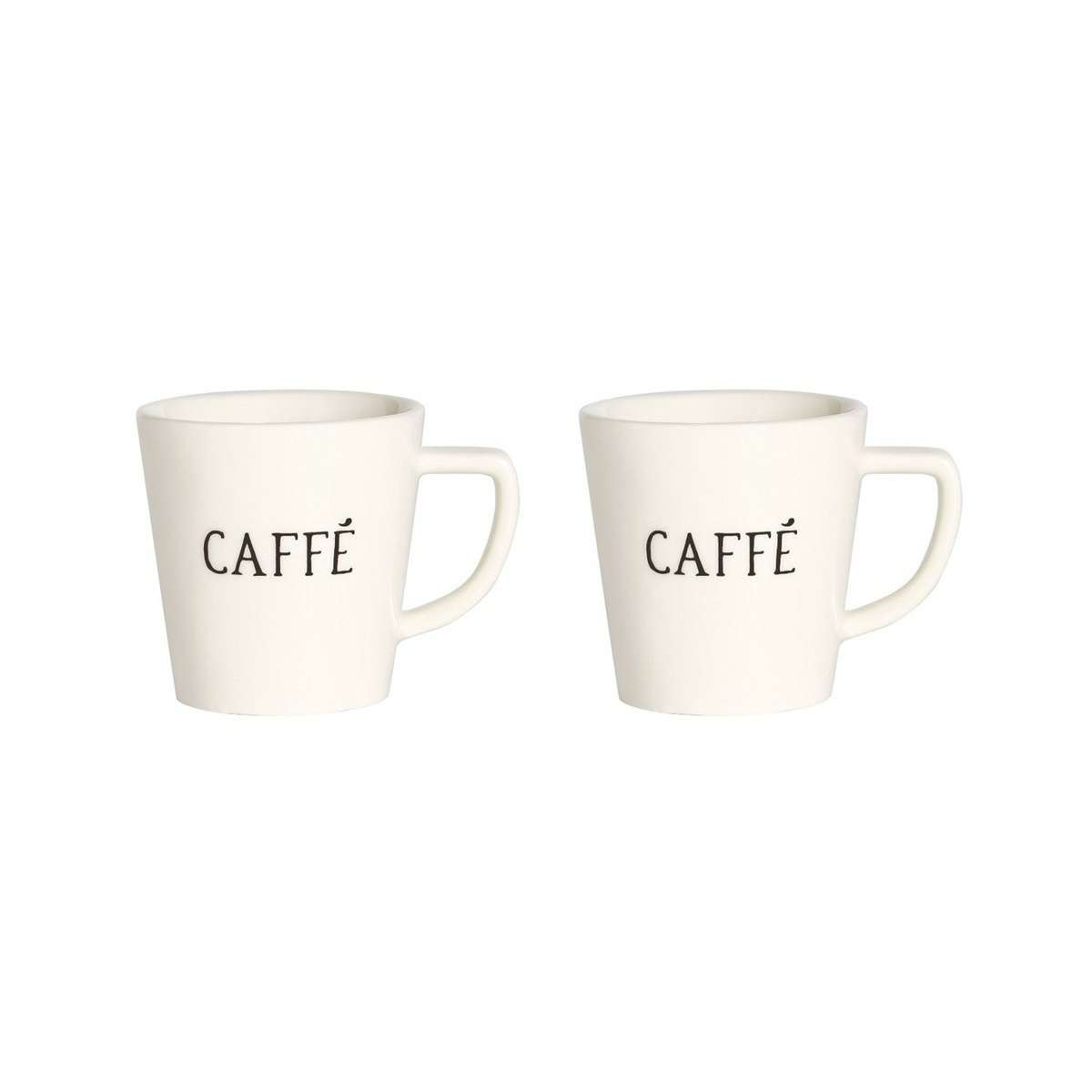 Immagine del prodotto Set 2 Tazzine Espresso in Ceramica Caffé 5.5xh6 cm | Simple Day