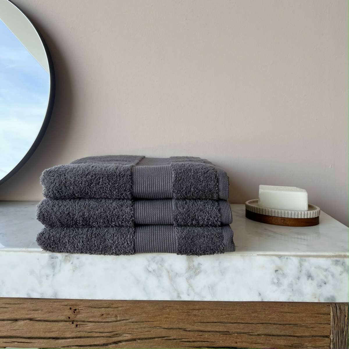Immagine del prodotto Asciugamano Viso Tinta Unita Soft 100% Cotone 550 grammi 60x110 cm | Pietro Zanetti Home