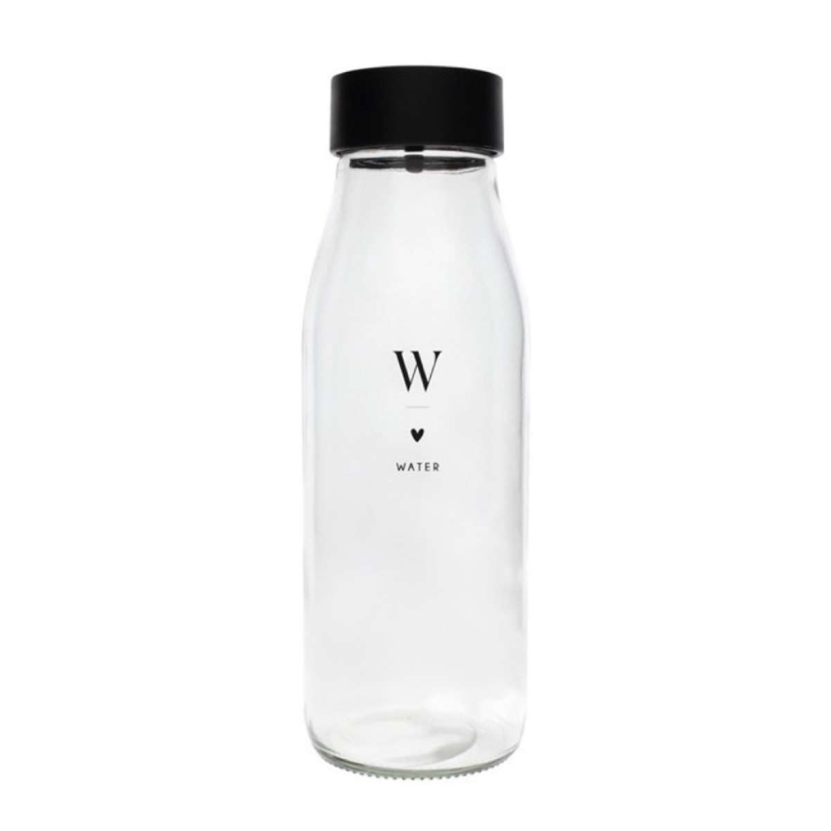 Immagine del prodotto Bottiglia in Vetro Water con Cuoricino | Bastion Collections