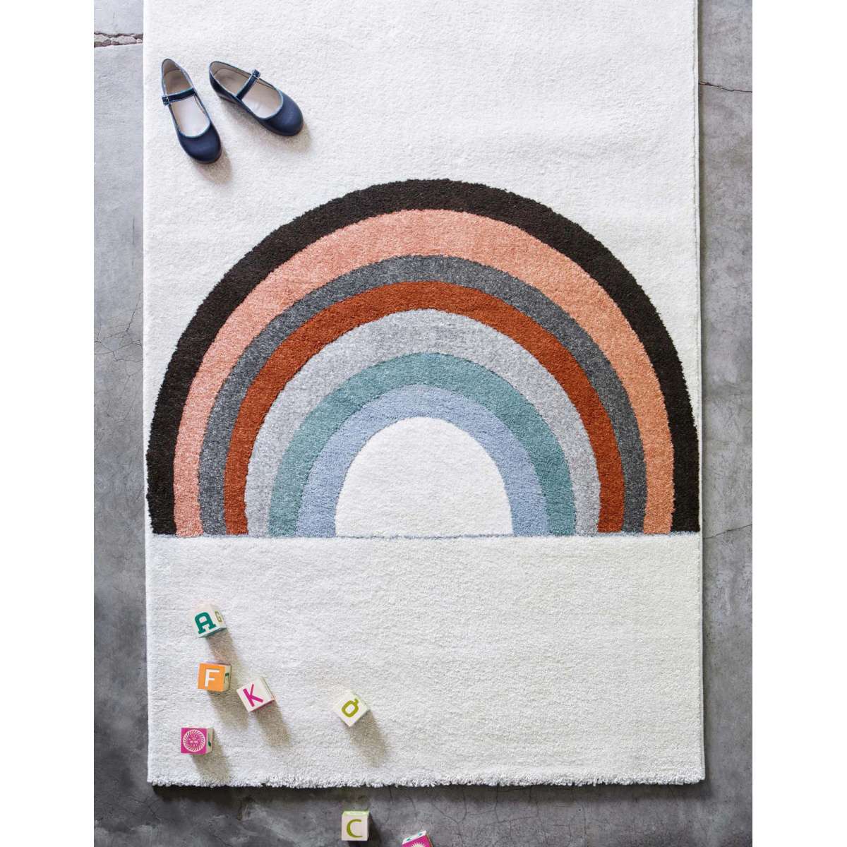 Immagine del prodotto Tappeto per bambini Soft Arcobaleno 80x150 cm | AFK Living