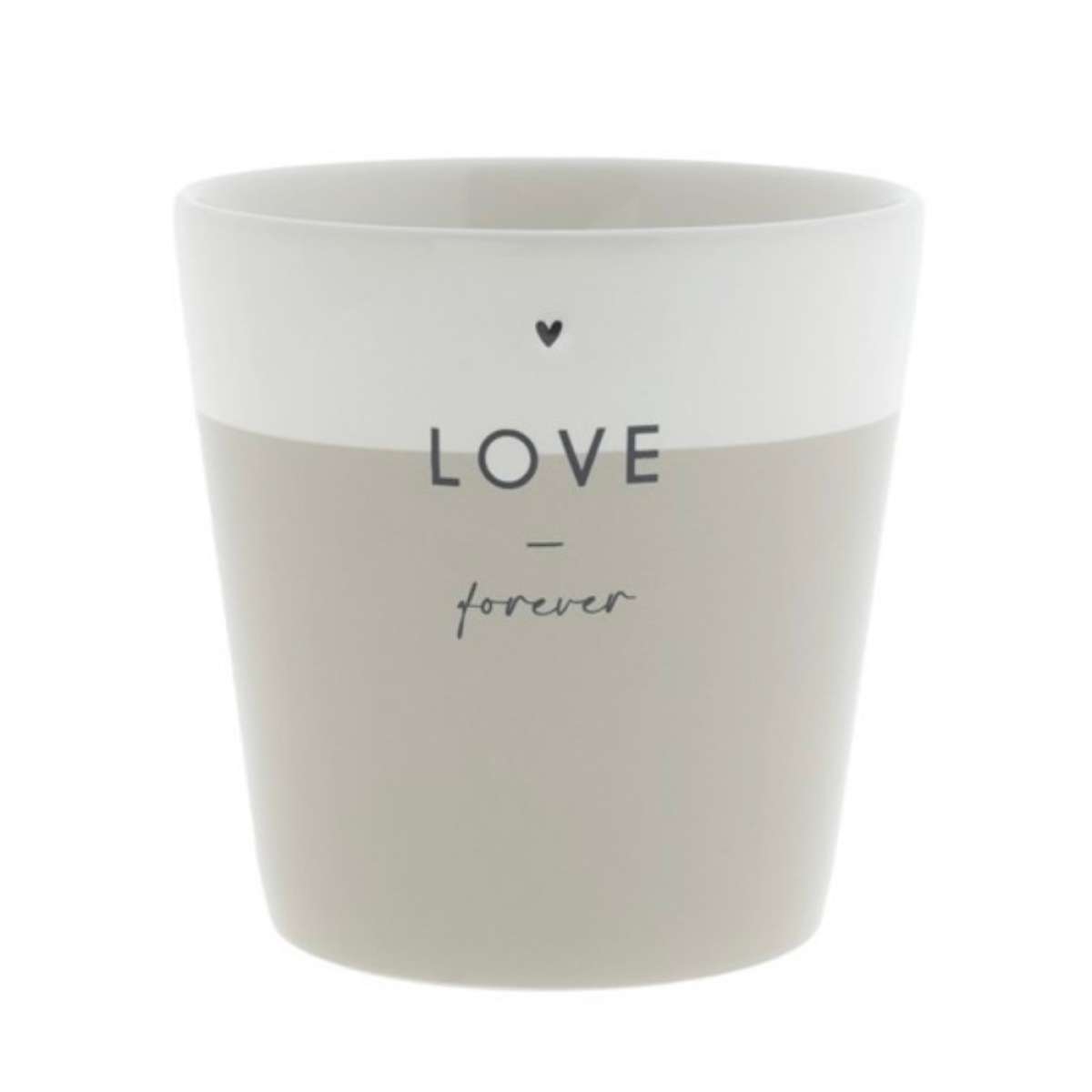 Immagine del prodotto Tazza Bicchiere Love forever in Gres Porcellanato | Bastion Collections