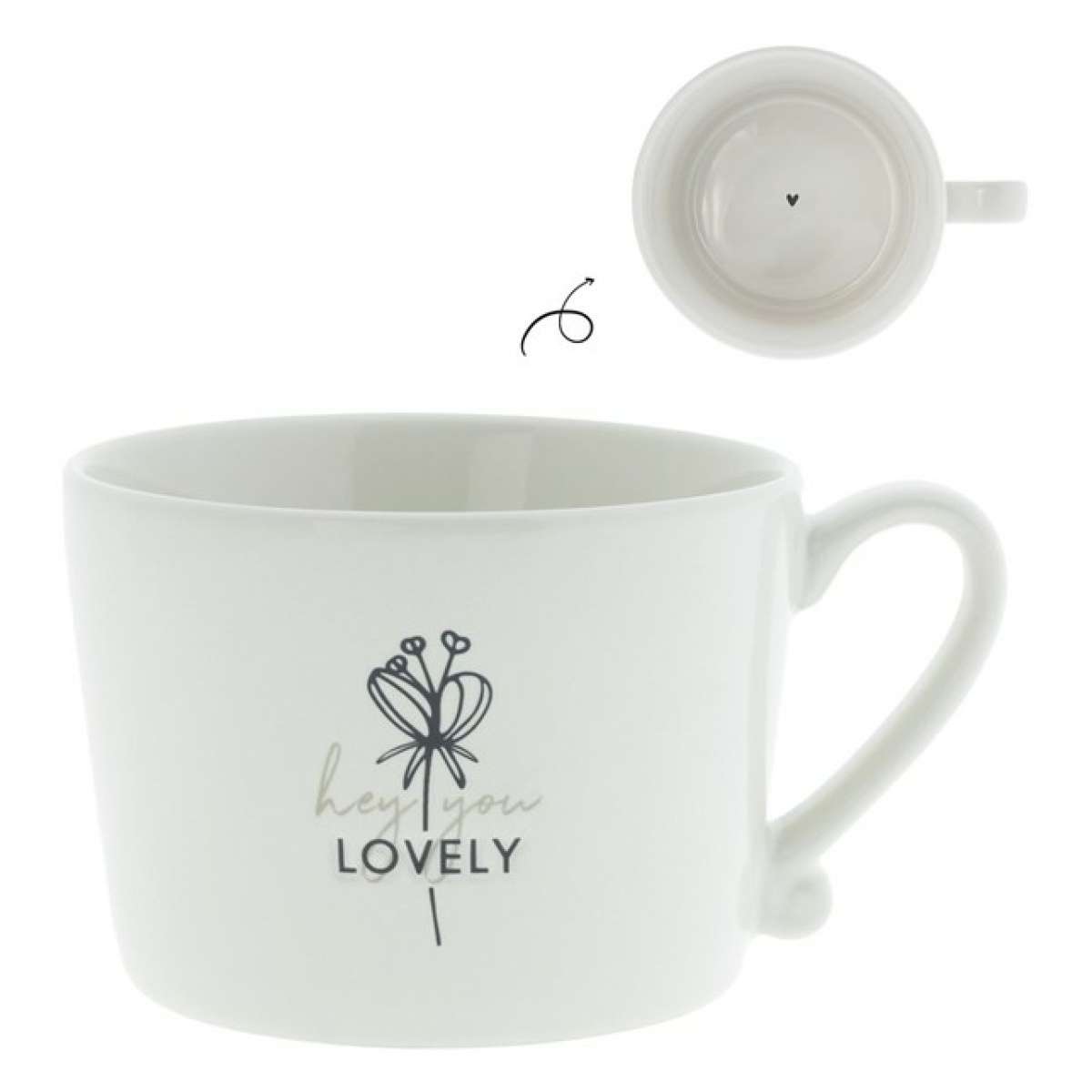 Immagine del prodotto Mug Hey You Lovely in Gres Porcellanato | Bastion Collections