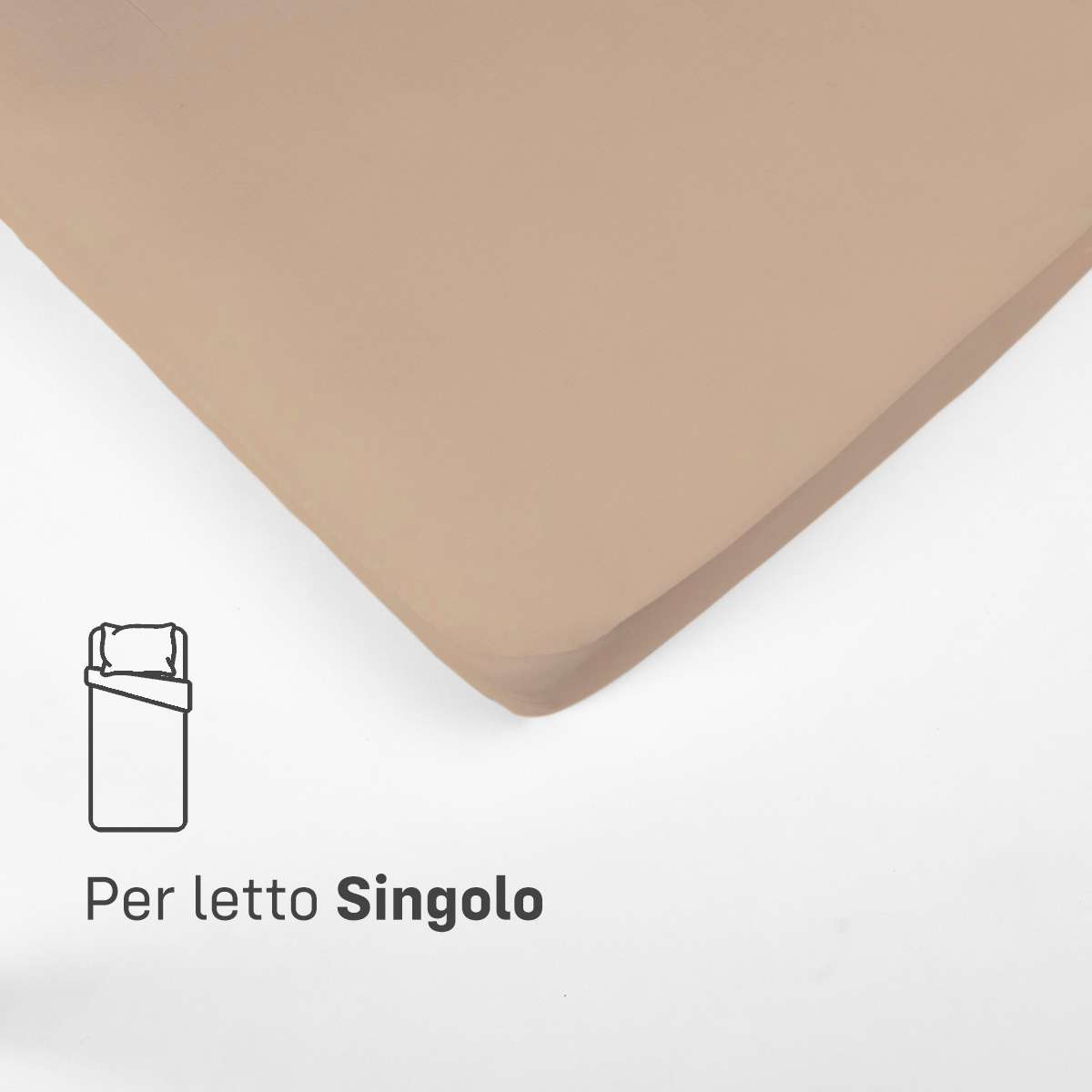 Immagine del prodotto Sotto con Angoli SINGOLO in Cotone Jersey Elasticizzato | Pietro Zanetti Home