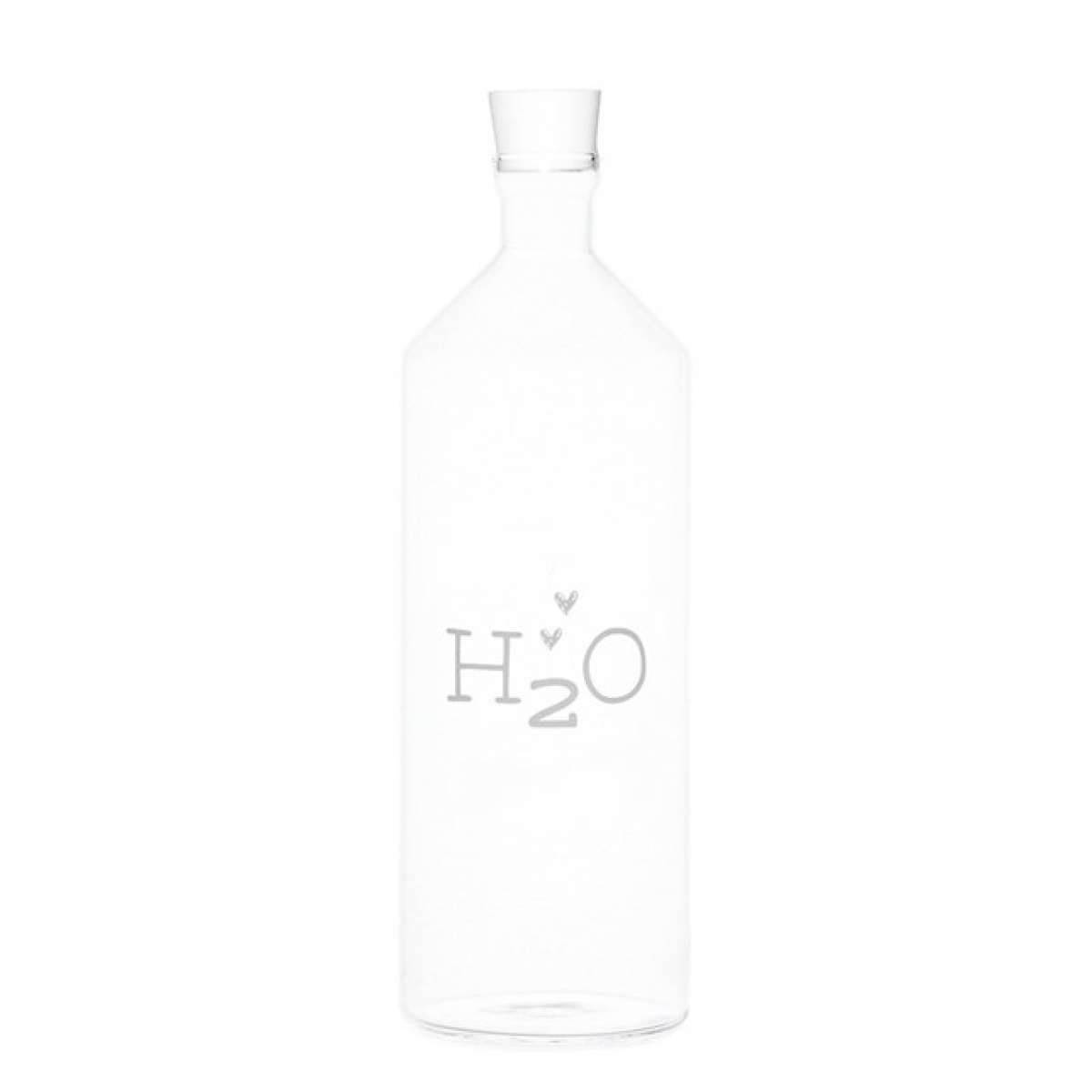 Immagine del prodotto Bottiglia in vetro borosilicato H2O con tappo 1400 ml | Simple Day