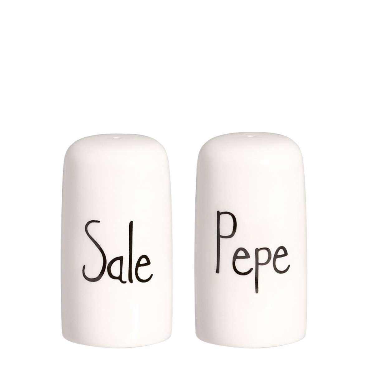 Immagine del prodotto Set Sale e Pepe con decoro nero in Ceramica | Simple Day
