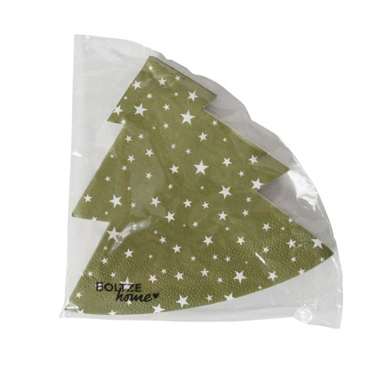 Immagine del prodotto Tovaglioli di Carta Grona a forma di Abete confezione (12) 16x16 cm (3 Colori) | Boltze