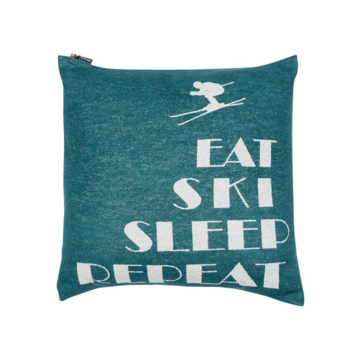 Immagine del prodotto Federa Cuscino Divano in Cotone Eat Ski Sleep Repeat (3 Colori) 50x50 cm | David Fussenegger