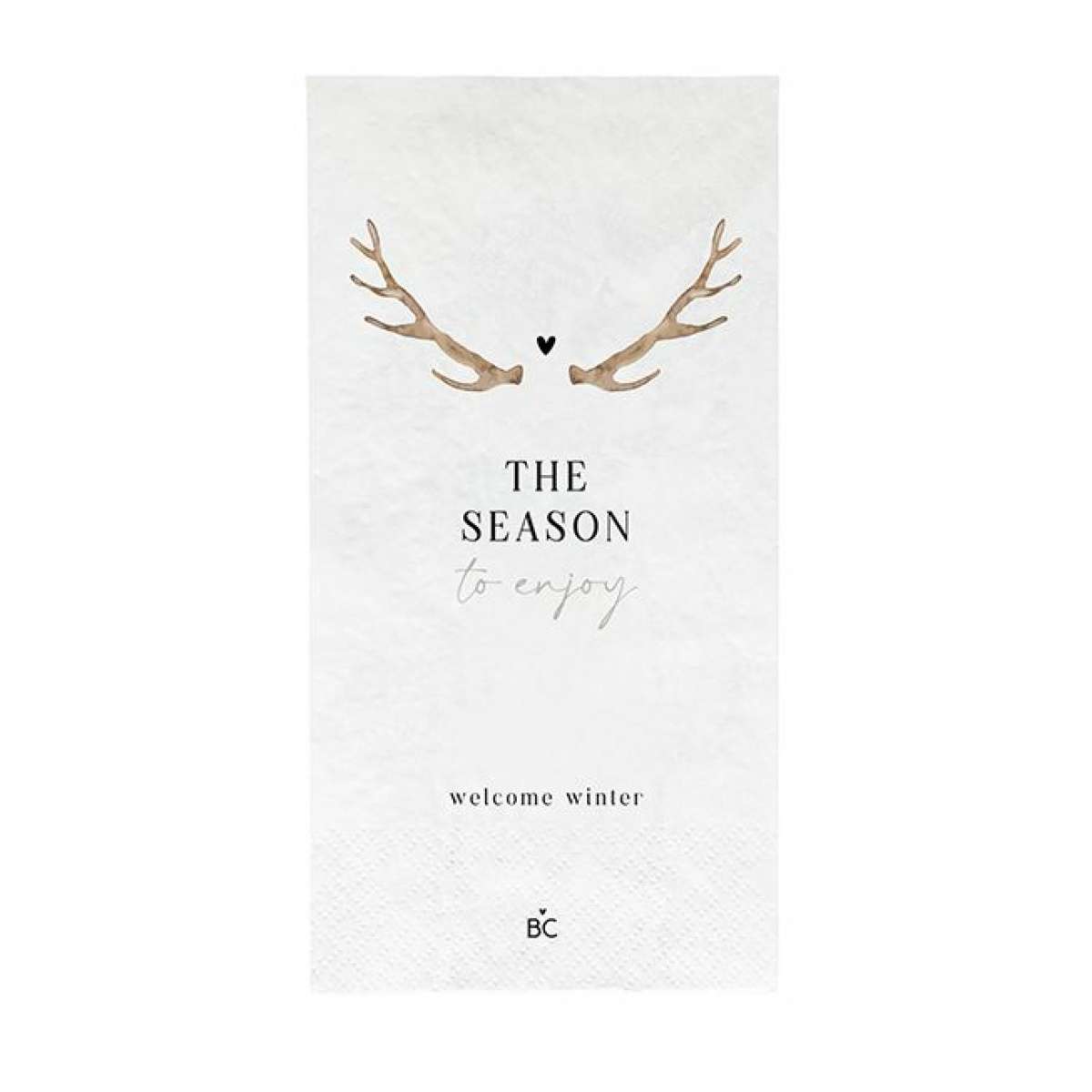 Immagine del prodotto Tovaglioli di Carta Season to Enjoy Cervo 10x20 cm confezione 16 | Bastion Collections