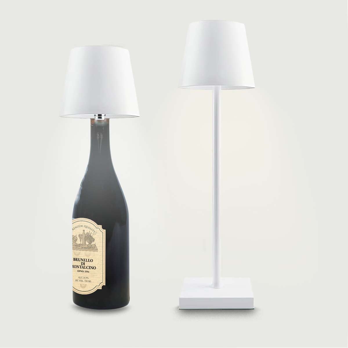 Immagine del prodotto Lampada da Tavolo LED Ricaricabile con USB BIANCA h40cm | Pietro Zanetti Home