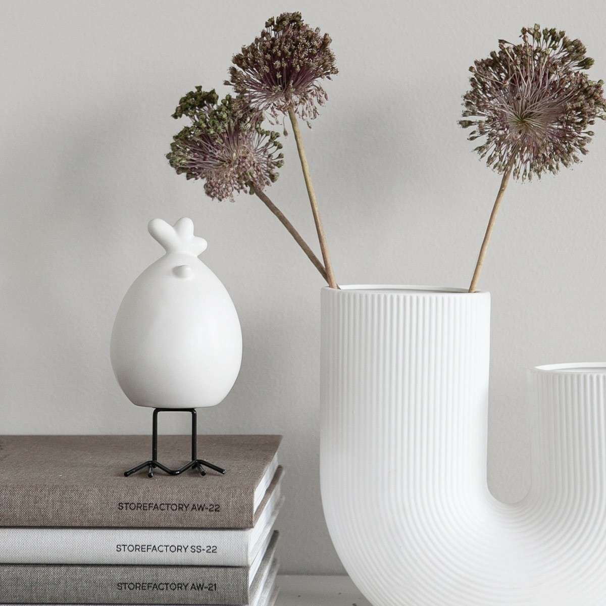 Immagine del prodotto Gallina Doris in Ceramica opaca Bianca | Storefactory